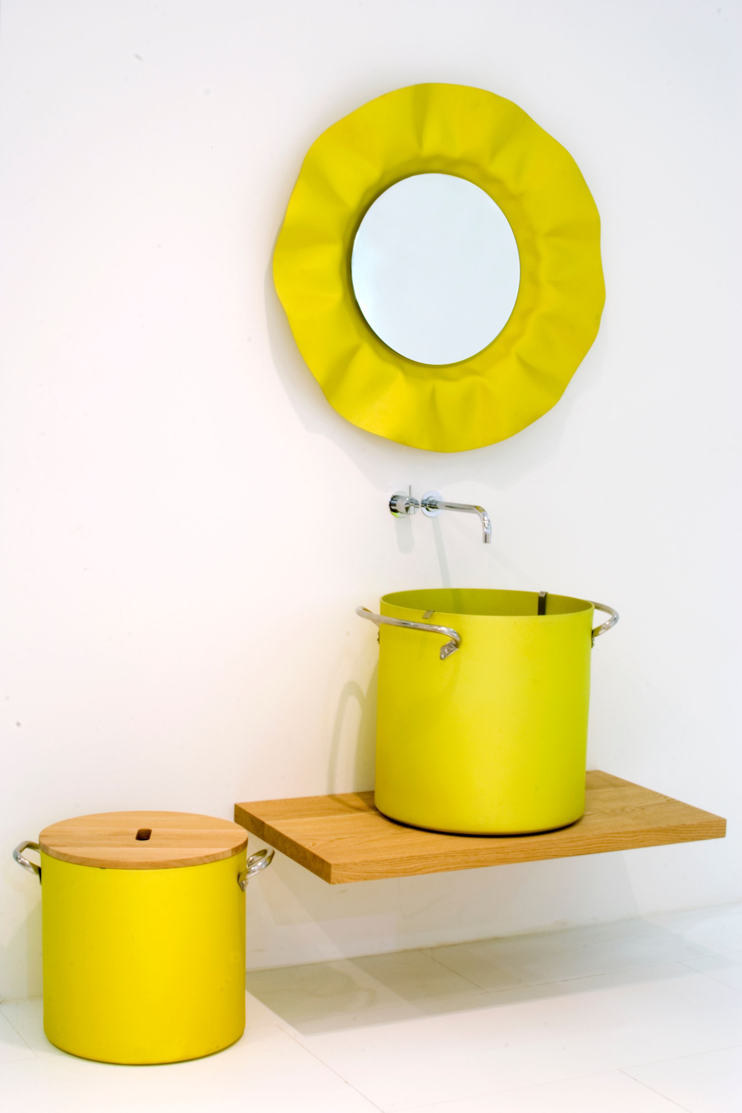 Алюминиевое круглое зеркало со встроенным освещением Rapsel шеф-повар ARCH-00064511