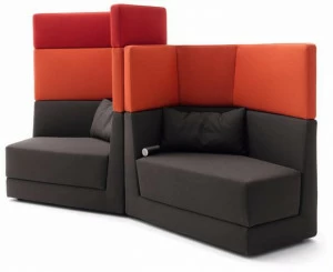 COR Кресло из ткани с высокой спинкой Scope