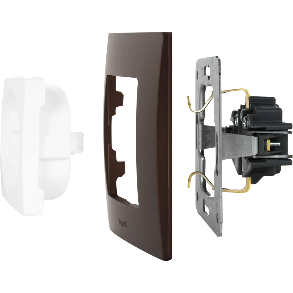 Рамка для розеток и выключателей Legrand Etika 1 пост, цвет какао 17356716 STLM-2059208 - Вид №3