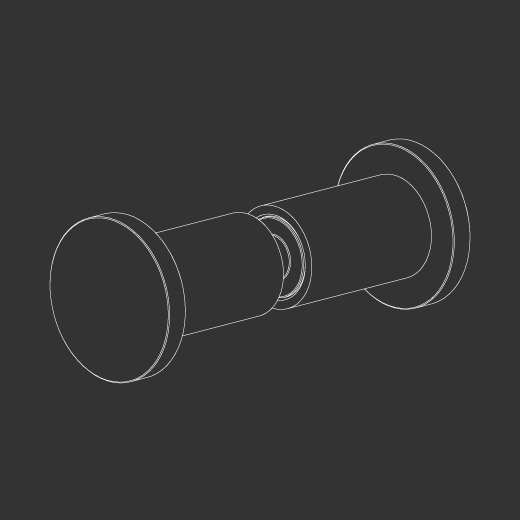 Двухсторонняя ручка для стекла душевой кабины  STE32 CEADESIGN  - Вид №1