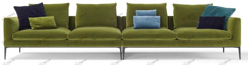 AMURA 4-х местный тканевый диван Leonard Am024.146+147