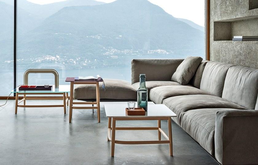 Wiener GTV Design Квадратный деревянный журнальный столик Single curve sun-id-1505347 - Вид №5