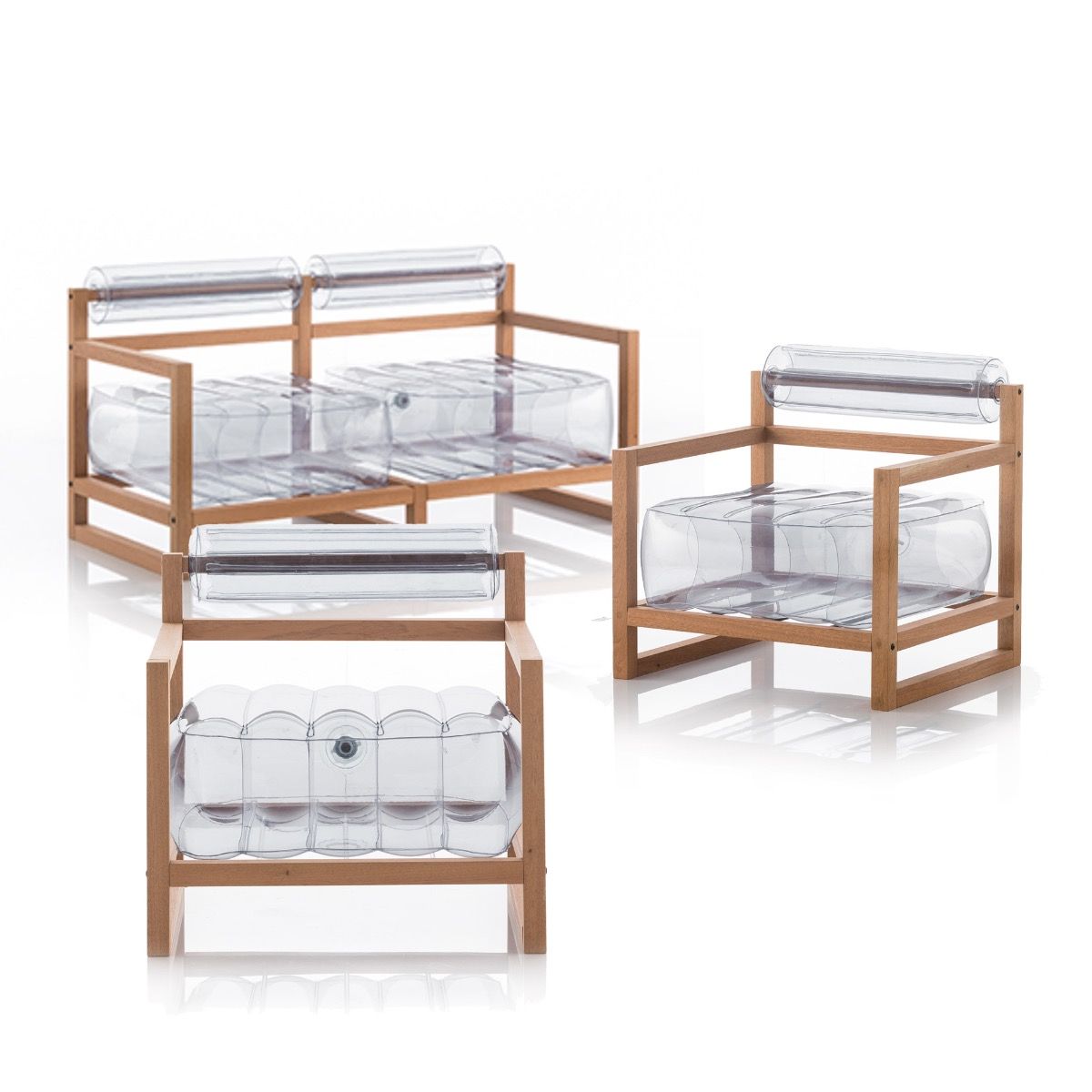 MOJOW Садовая мебель Yoko Прозрачный SYK2FYK1CYKCB01TR