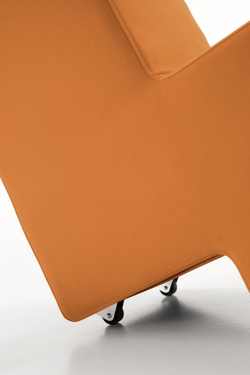 Felis Кресло в современном стиле с обивкой из ткани на колесиках по контракту Complements sun-id-1374004 - Вид №2