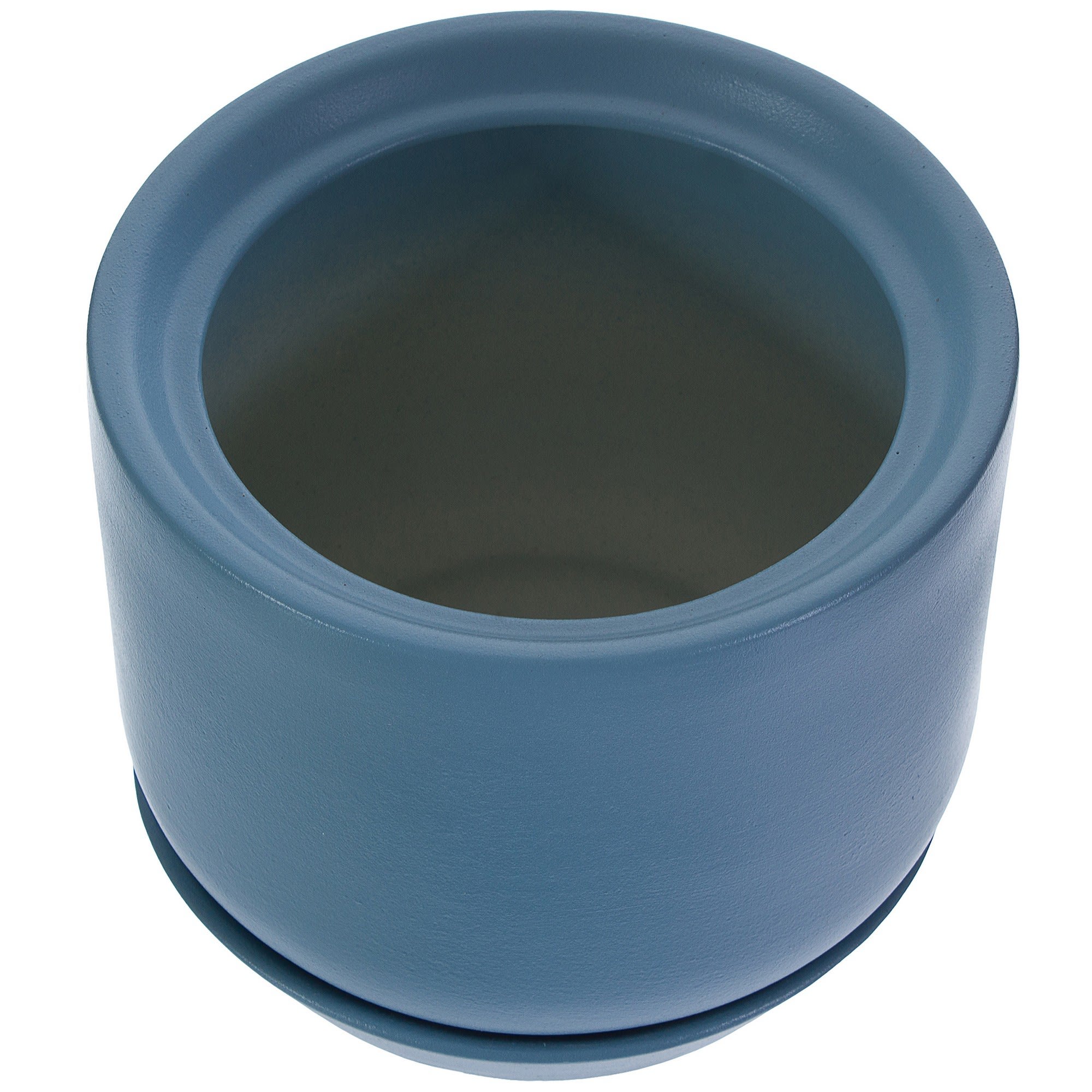 81932582 Горшок цветочный ø15 h15 см v1.2 л керамика бирюзовый Орфей Santreyd - Вид №1