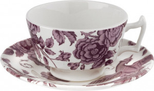 10639467 Spode Набор чашек чайных с блюдцем Spode "Кингслей", 200мл, 2шт (белые) Фаянс