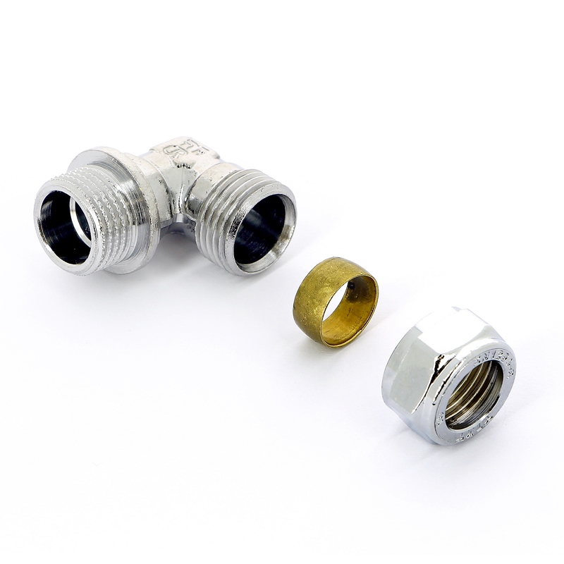 Угол обжим-Н хромированный TIEMME 10х1/2" 1130049 - Вид №4