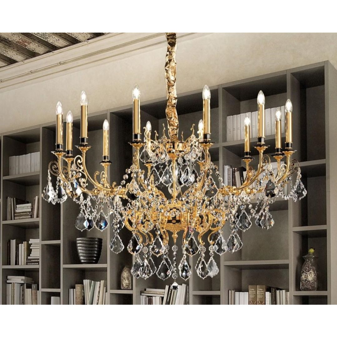 Masiero Odessa 12 95 люстра подвесная большая odessa1295 - Вид №1