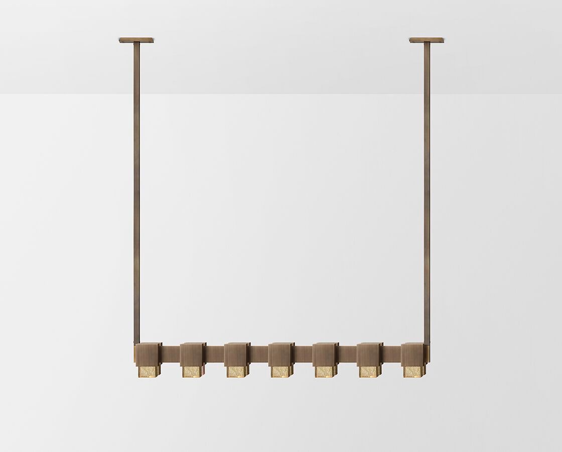 Металлический светодиодный подвесной светильник Articolo Studios куб ARCH-00045531 - Вид №4