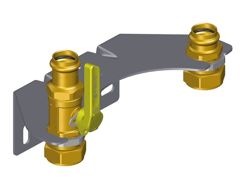 Комплект клапанов и пресс-фитинг G-Press® для газового счетчика bitubo TECO KM3 ARCH-00091560