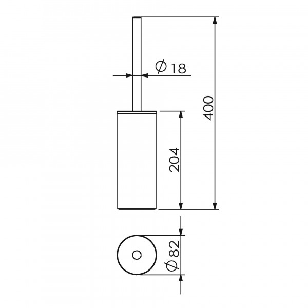 Ерш хром напольный Langberger (Германия) 70671 sun-id-561463 - Вид №1