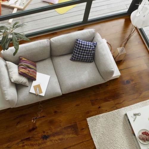 Паркетная доска Meister PD 400 Cottage Дымчатый 8304 Дуб Рустик с брашью (Текстурированная) 2200х180 мм 2300200020 - Вид №10