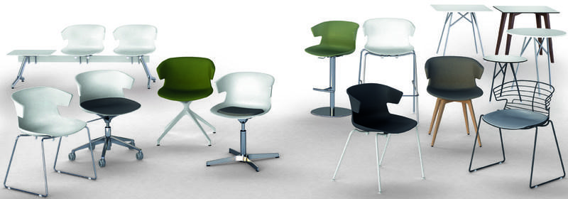 Quadrifoglio Стул на козелке из полипропилена Cove sun-id-1498584 - Вид №2