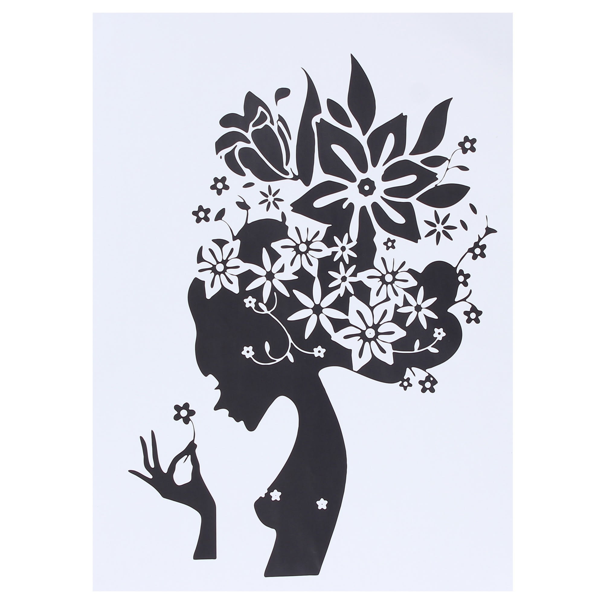 18764631 Наклейка «Девушка с бабочками» Santreyd 