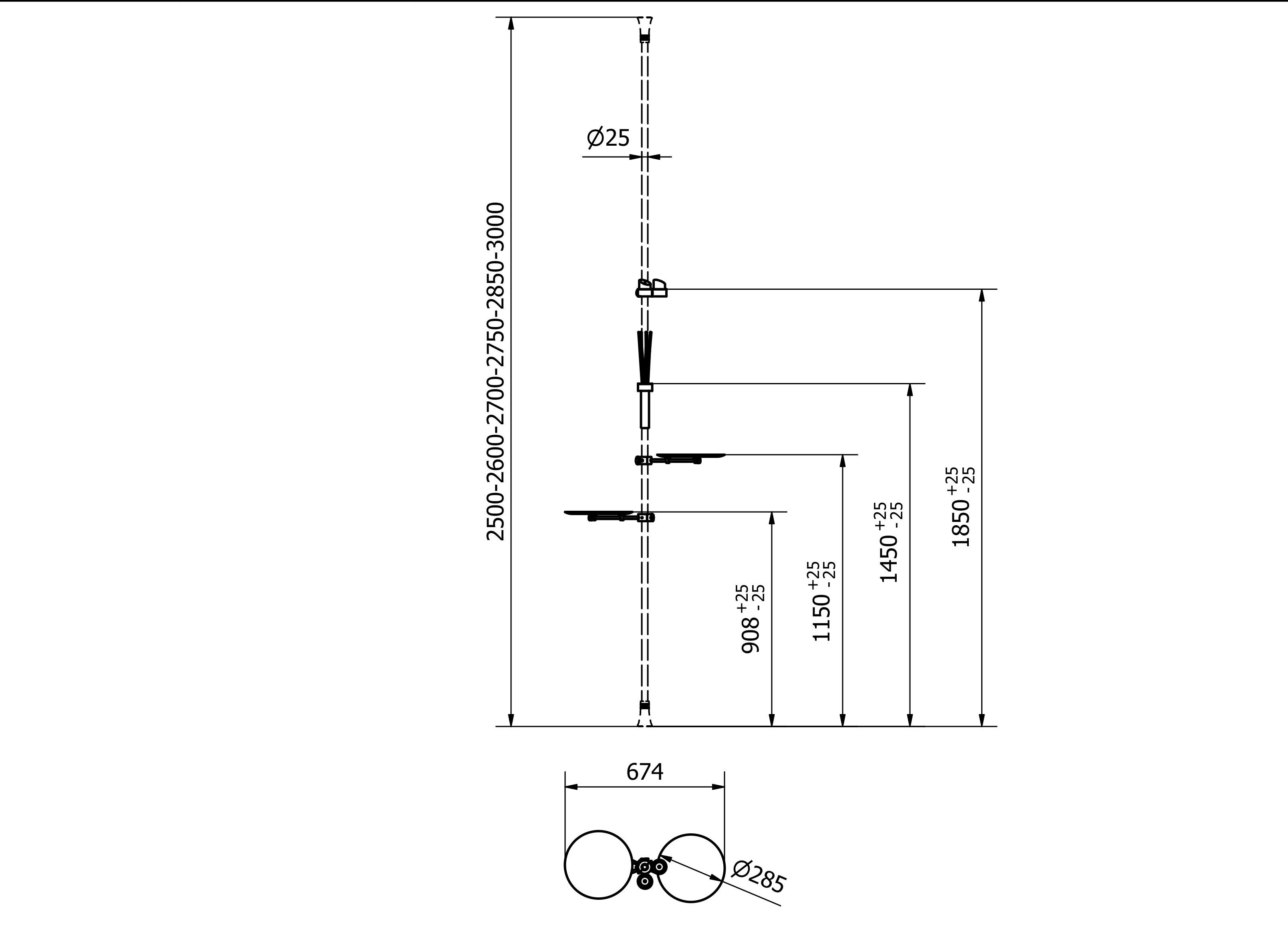 Система аксессуаров для ванной комнаты EVER Life Design You ARCH-00109925 - Вид №6