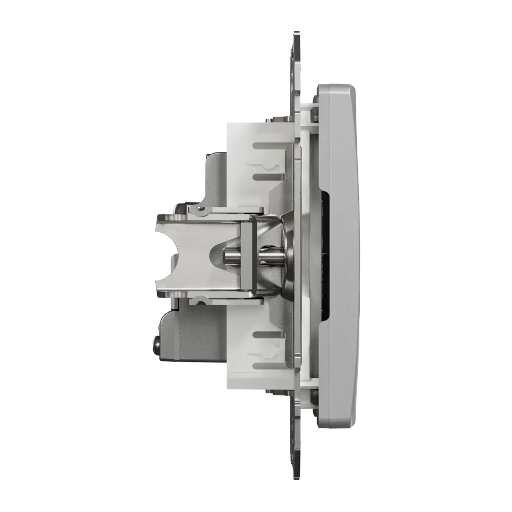 Розетка телевизионная оконечная встраиваемая Systeme Electric Sedna Design, цвет алюминий 84794304 STLM-2063065 - Вид №3