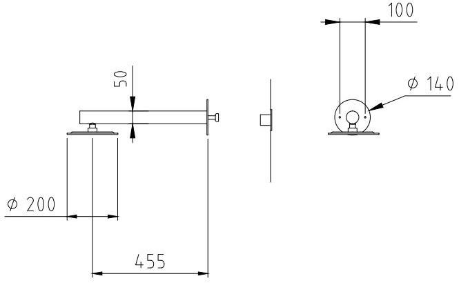 Ama Luxury Shower Душевой набор из нержавеющей стали с ручным душем с верхним душем sun-id-1375933 - Вид №5