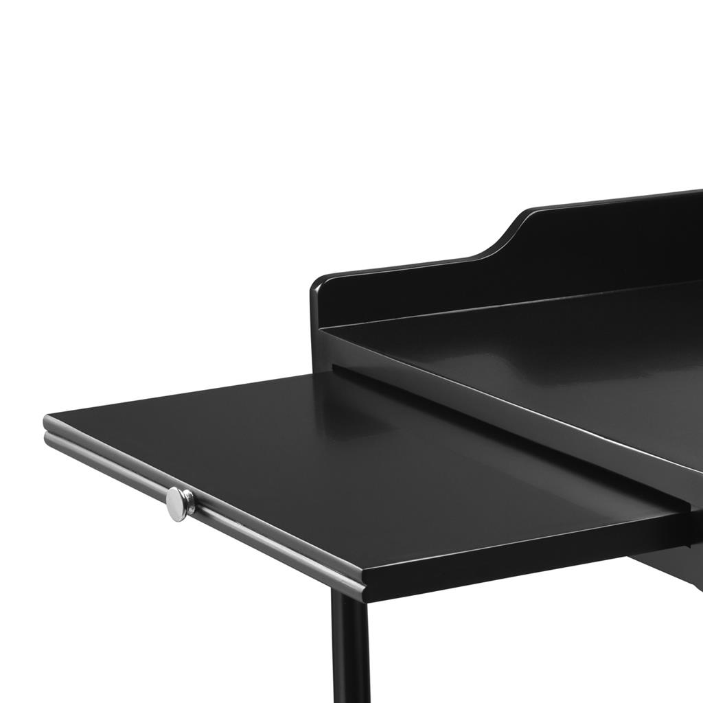 Приставной столик черный с полками и ящиком 48 см Norfolk от Eichholtz EICHHOLTZ  242606 Черный  - Вид №5