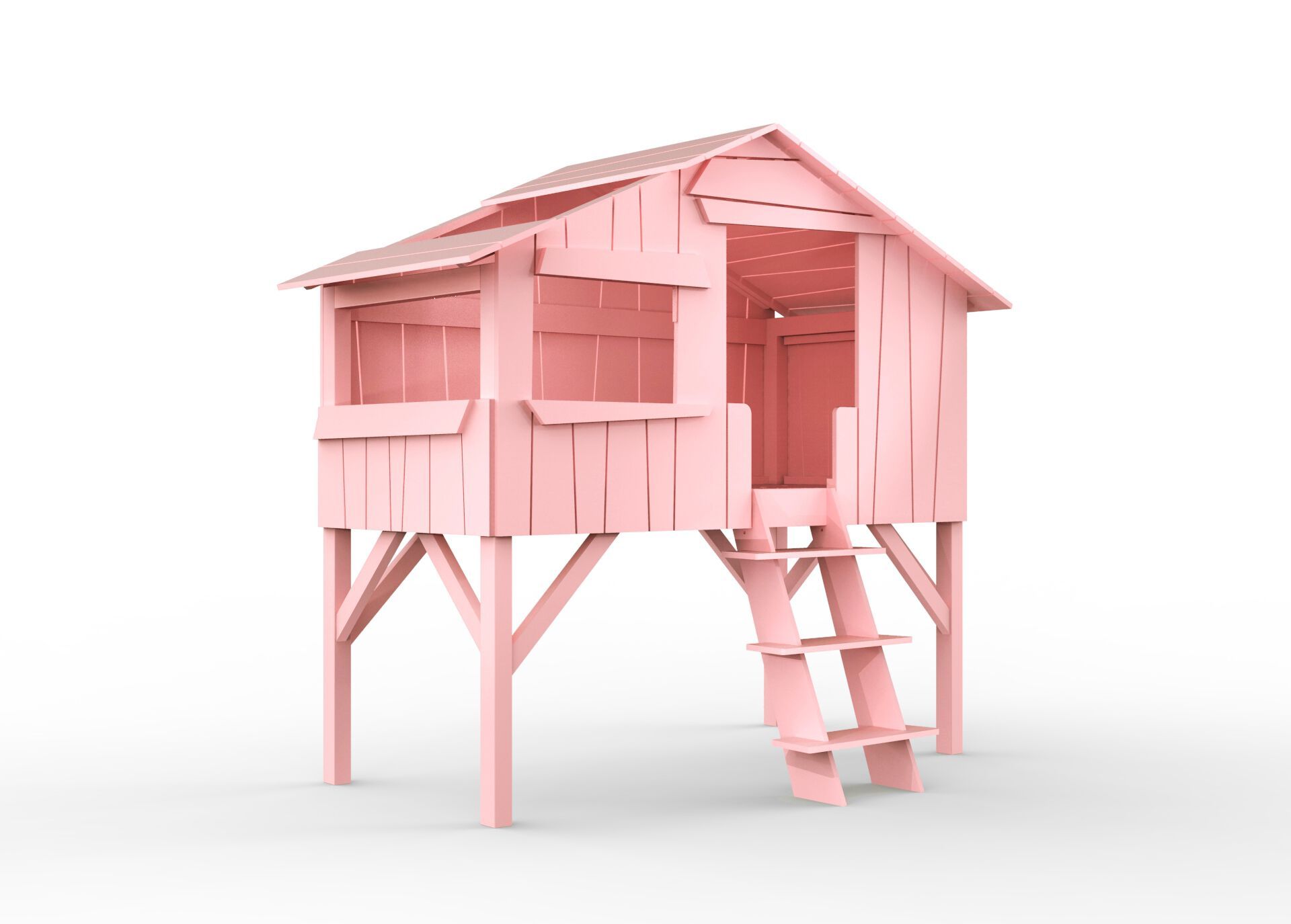 Односпальная кровать из МДФ Mathy by Bols КРОВАТИ И ГОРКИ ДЛЯ ДОМИКОВ НА ДЕРЕВЕ ARCH-00136891 - Вид №44