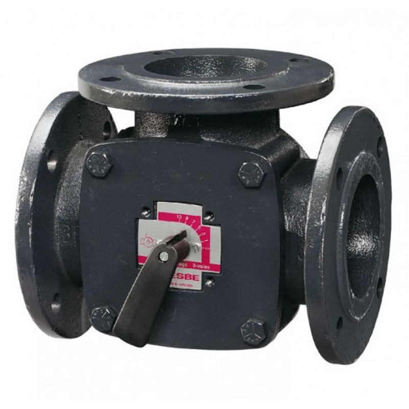 Клапан трехходовой смесительный 3F фланцевый чугунный ESBE DN50 11100600