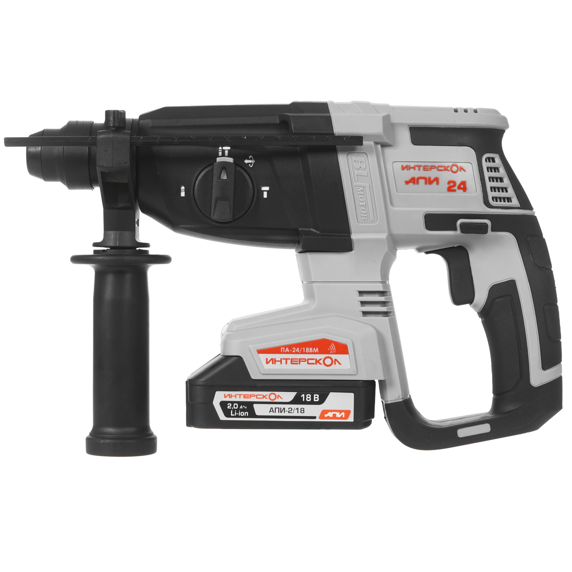 Перфоратор Интерскол ПА-24/18ВМ АПИ 18V 9029465 STDN-0129537