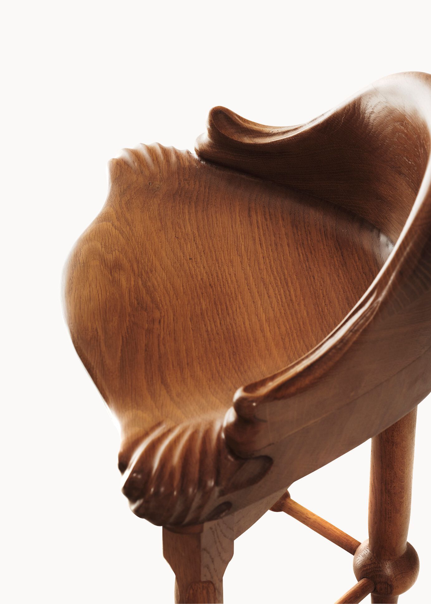 Табурет из массива дерева BD Barcelona Гауди ARCH-00010292