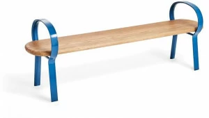 VESTRE Деревянная скамья без спинки в современном стиле с подлокотниками Folk