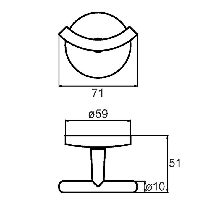 CADSM20M41 Milardo Cadiss Крючок двойной Cadiss Россия  - Вид №1
