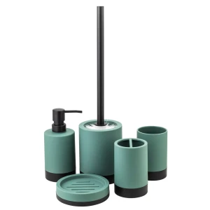 Дозатор для жидкого мыла Swensa Gul: гигиена и стиль в серо-зеленом цвете 89380186