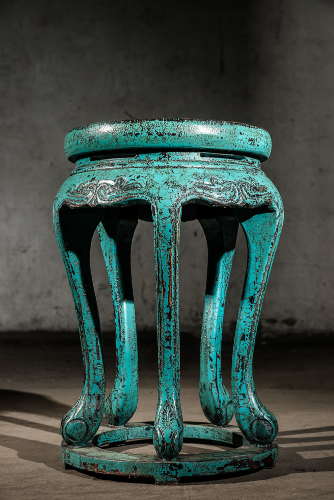 Табурет Юань- дэн Синий ДОМАШНЯЯ ОБСТАНОВКА CHINA 017397 Синий Santreyd  - Вид №1