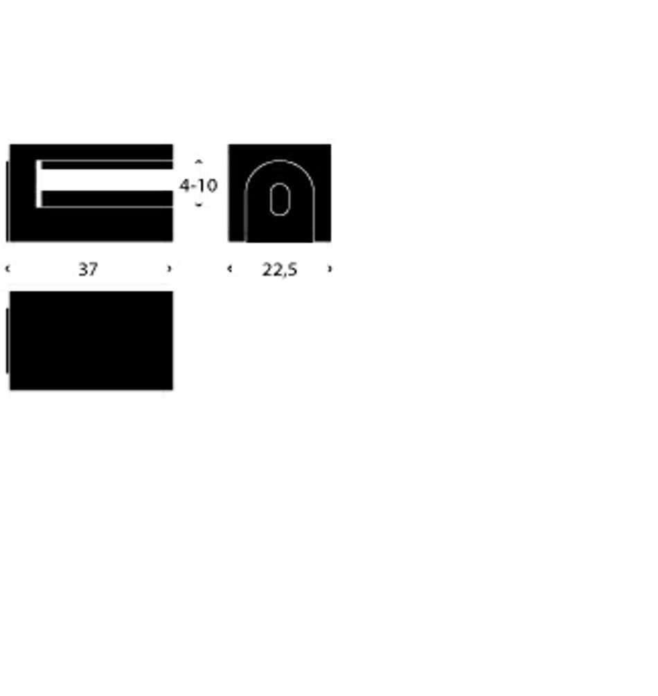 FROST Полкодержатель 4 » 2 шт. чернить цинк / латунь Черный Q300403775  - Вид №2