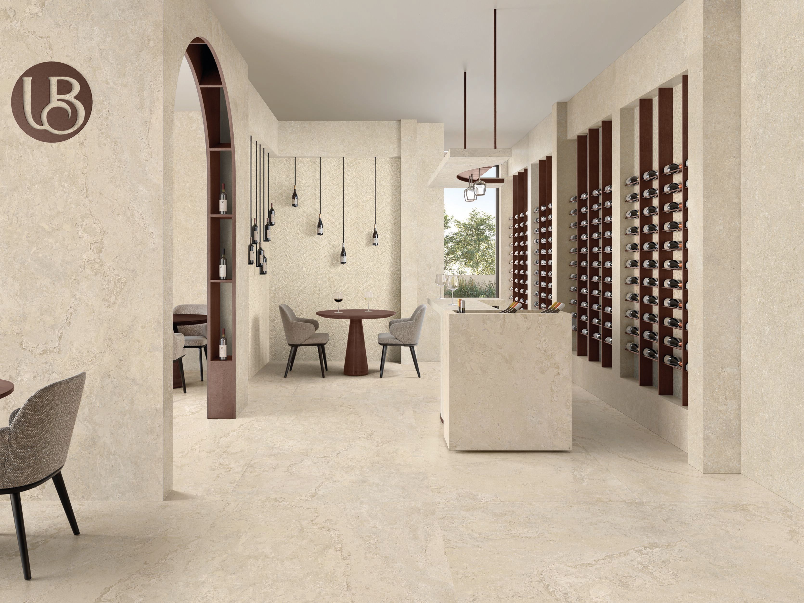 Пол / облицовка керамогранита с эффектом камня Provenza Unique Bourgogne ARCH-00058809