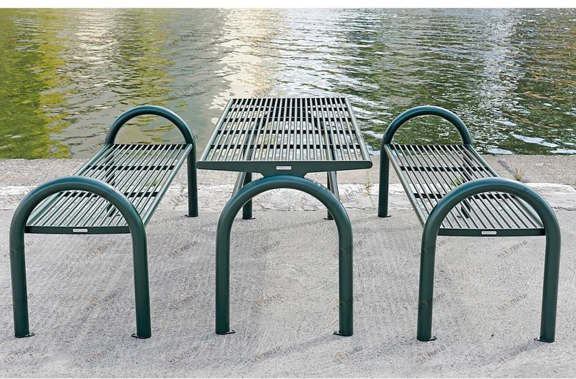 BENKERT BANKE Стол для общественных мест из нержавеющей стали Siardo sun-id-1349121