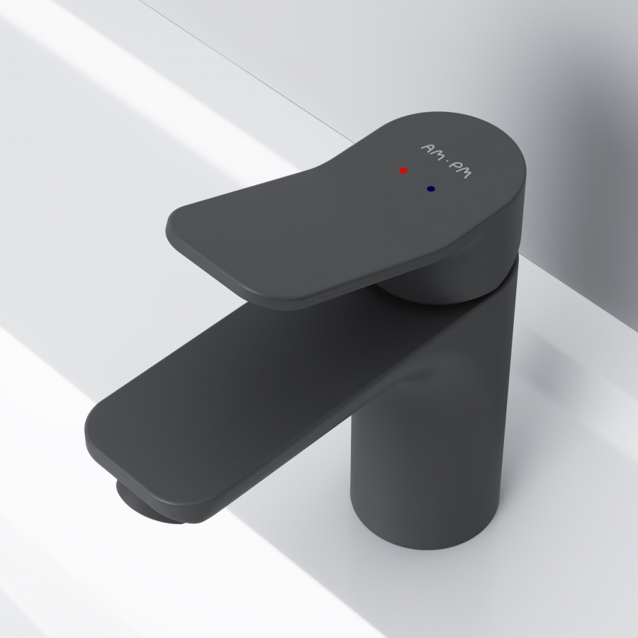 F85A02122 смеситель для умывальника черный шт. AM.PM X-Joy  - Вид №3