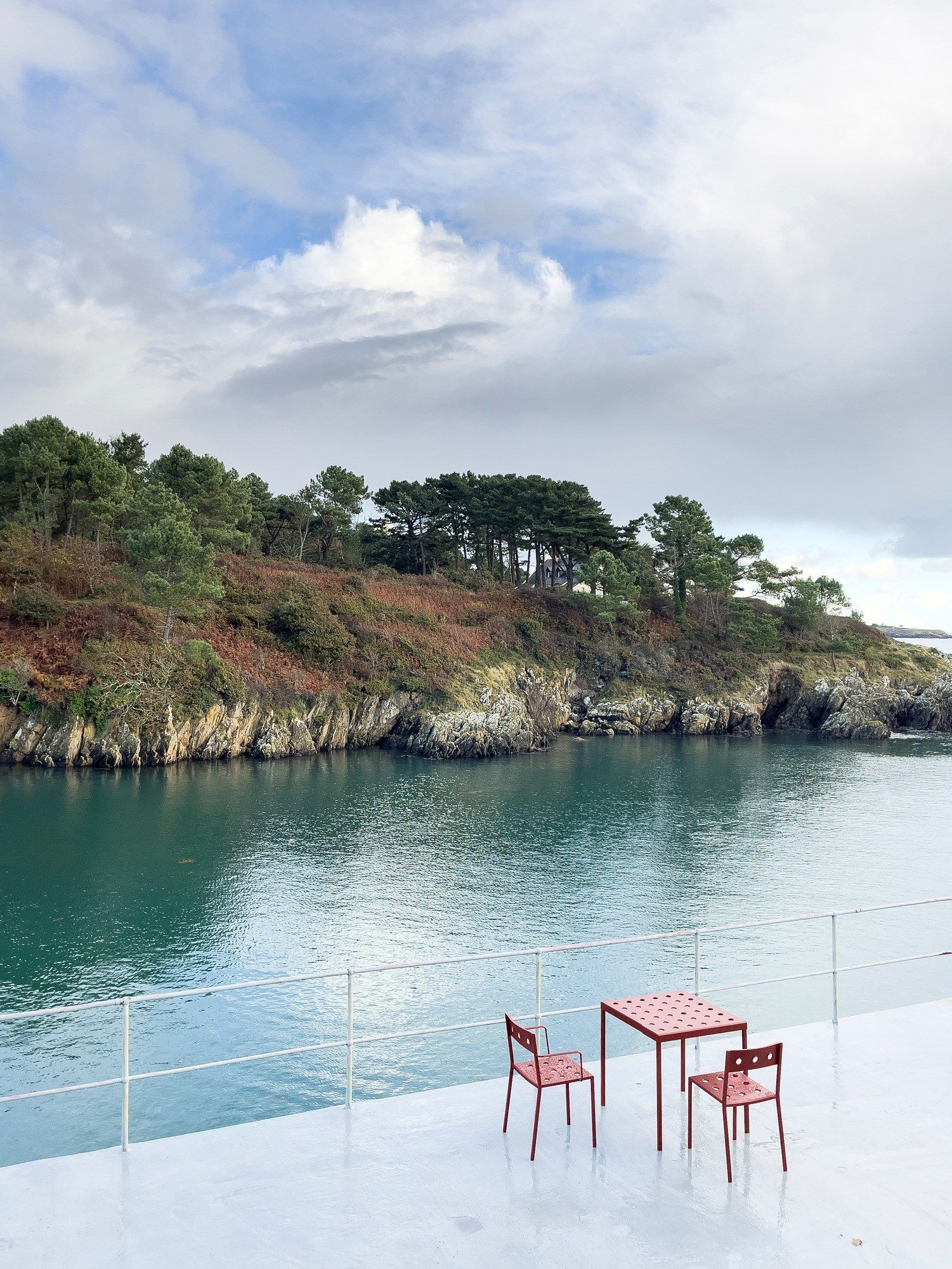 Стальной стул с порошковым покрытием с подлокотниками Hay балкон ARCH-00134702 - Вид №34