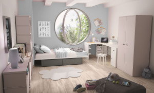 Полуторная кровать из МДФ