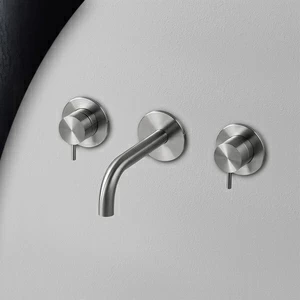 Смеситель для раковины сталь матовая Toki Radomonte TKI28S