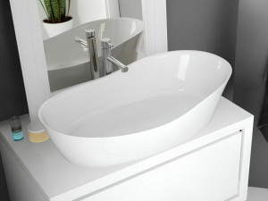 Овальный умывальник solique