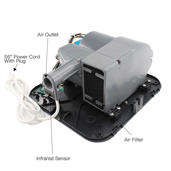 Коммерческие сушилки для рук AIKE AK2801_490  - Вид №3