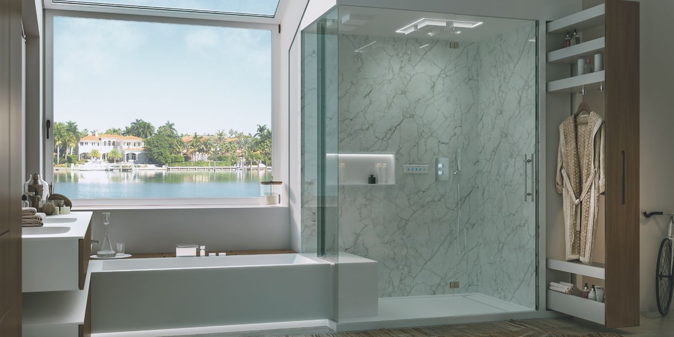 Moma Design Душевое ограждение 800х1800 ST.102 стекло прозрачное Box Doccia ST1028001800 - Вид №1