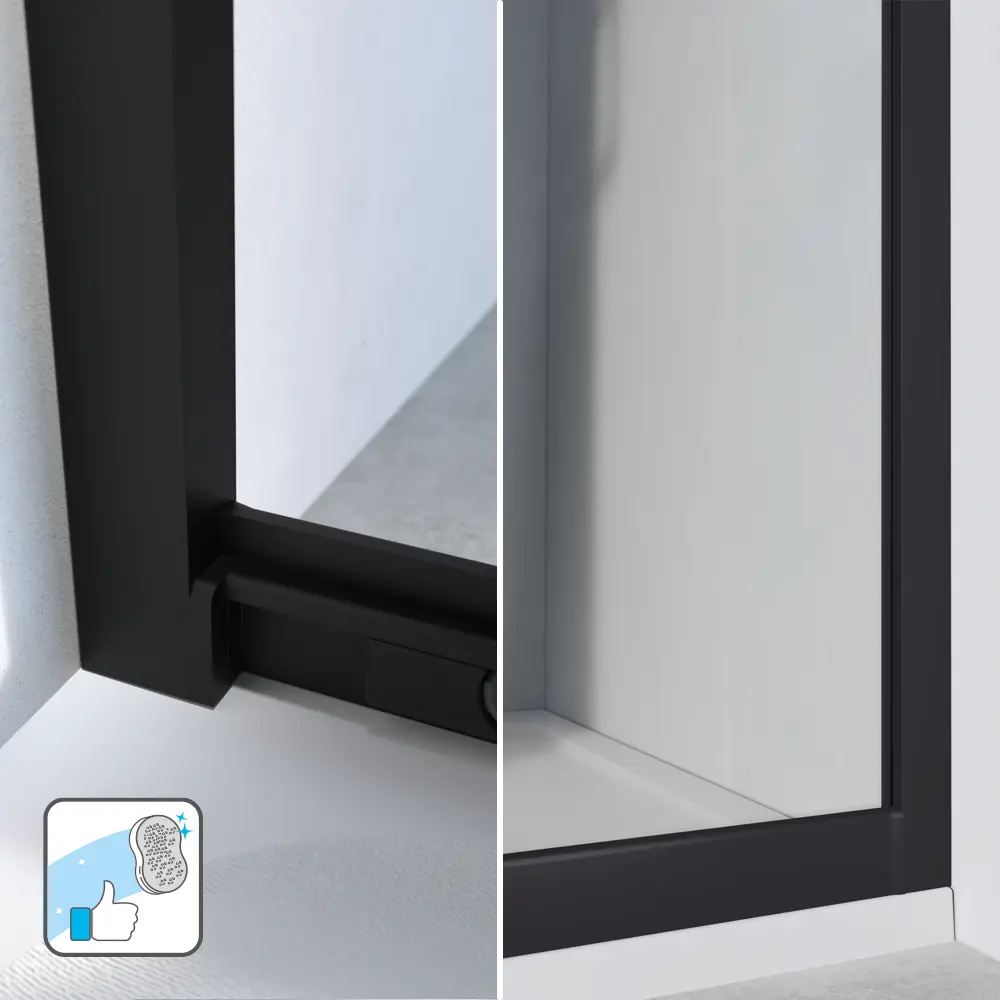 Комплект стекол для душевой ширмы Sensea Easy 120x80 см прозрачное стекло цвет профиля на выбор 88103658 STLM-2078264 - Вид №20