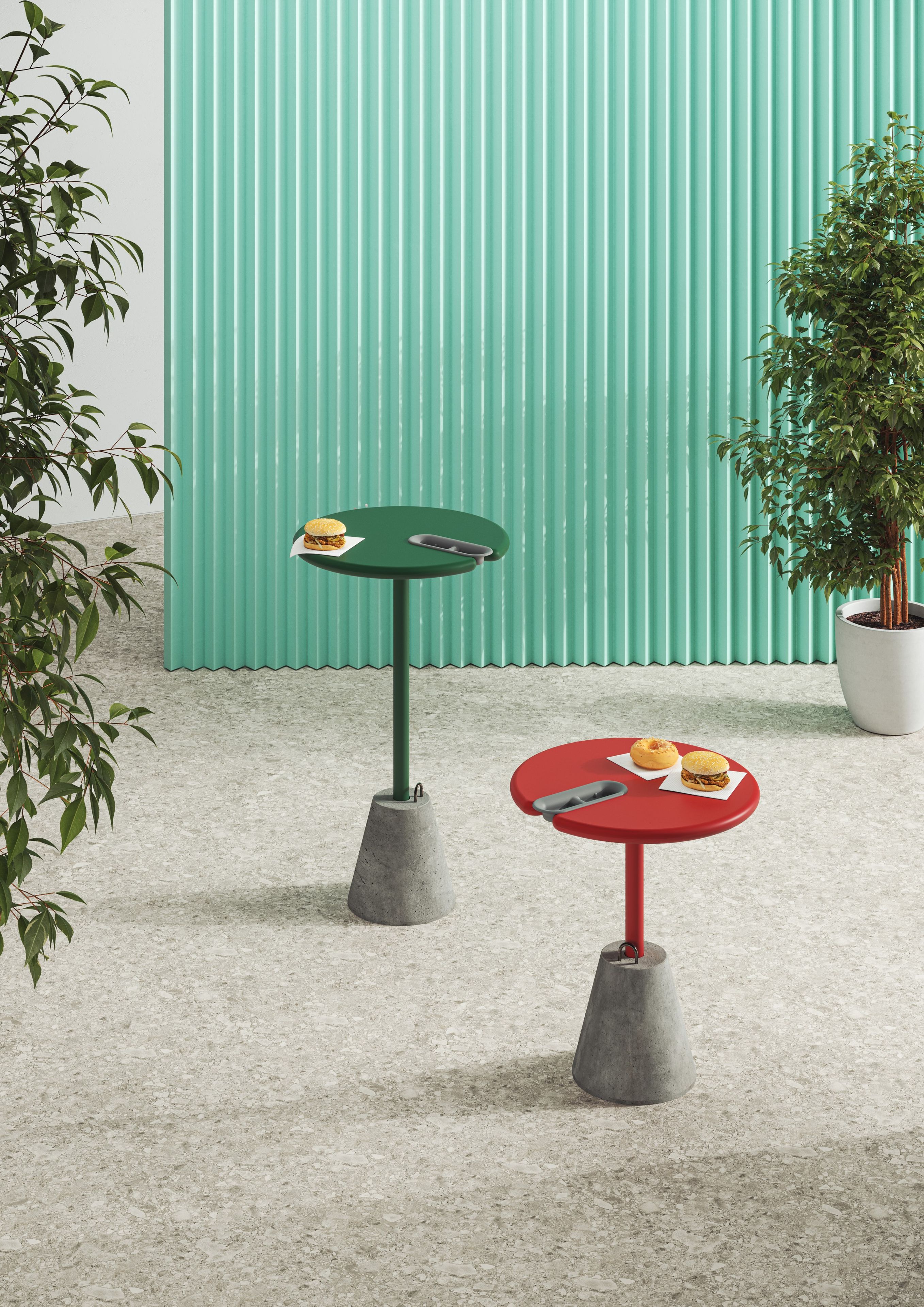 Высокий пластиковый стол ALMA DESIGN Set-up ARCH-00141668