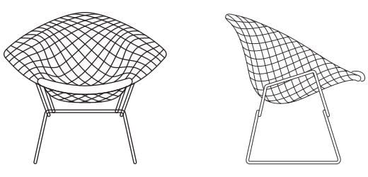 Тканевое кресло Knoll Bertoia ARCH-00143266 - Вид №7
