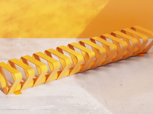 Оцинкованная стальная стойка