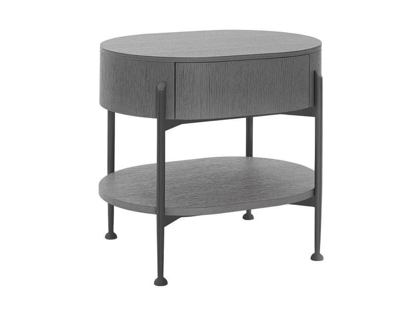 Овальная тумбочка из шпона HC28 maison HOOP ARCH-00123281