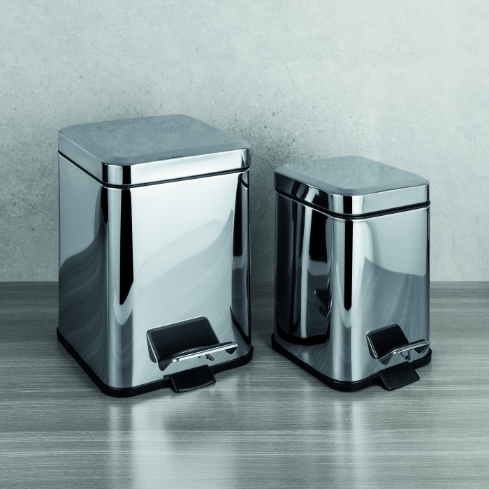 B9210 Contract Ведро 3л с педалью (хром) COLOMBO COMPLEMENTI Colombo Design - Вид №1