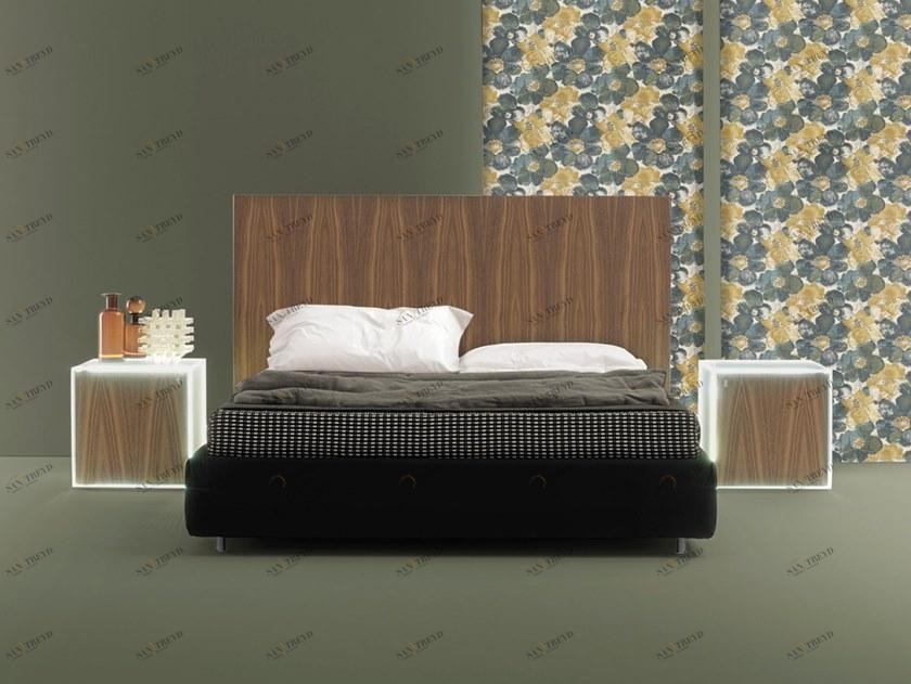 Frauflex Кровать-контейнер из дерева с высоким изголовьем sun-id-1484778