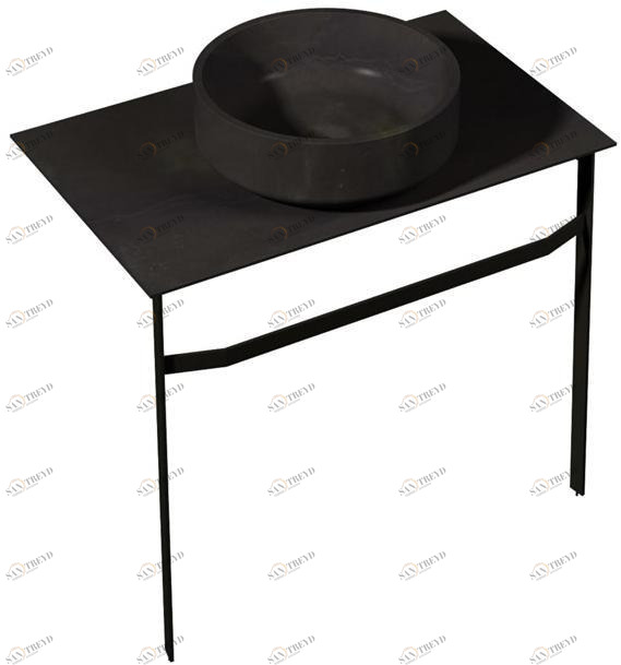 L'ANTIC COLONIAL Консольная раковина одинарная из натурального камня Karon sun-id-1467853