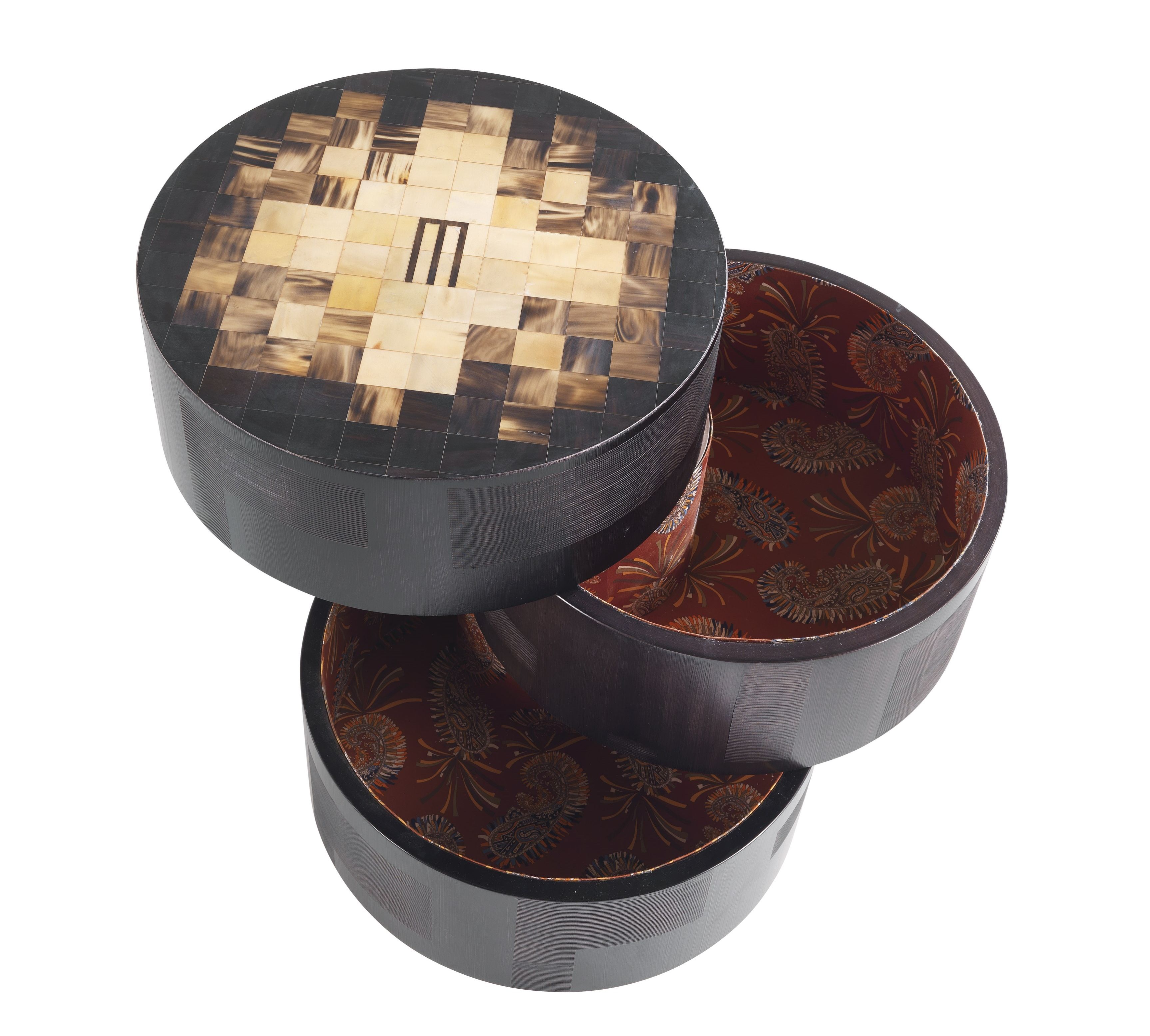 Круглый деревянный журнальный столик ETRO Home Interiors Алеппо ARCH-00030613 - Вид №3