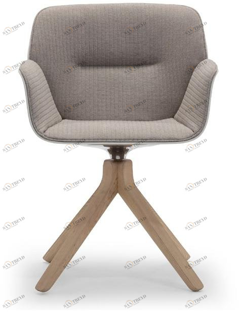 Andreu World Кресло вращающееся с подлокотниками Nuez So2774